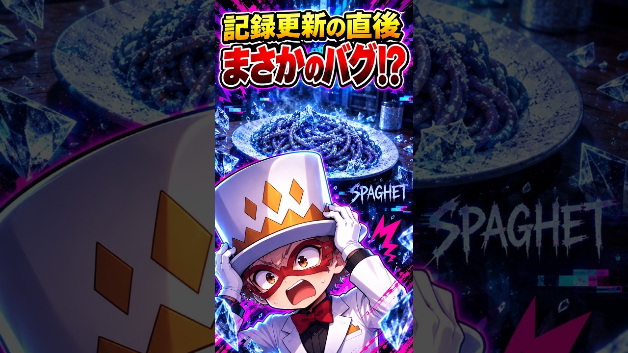 記録更新した瞬間、ゲームが動かなくなったw【SPAGHET】