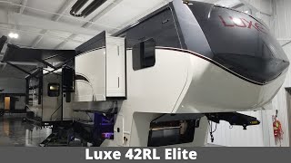 Luxe 42RL Elite Rear Living Fifth Wheel Floor Plan