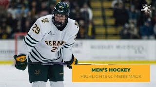 Mens Hockey Vermont Vs. Merrimack 21724