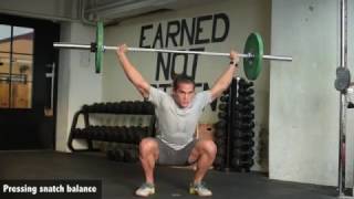 Pressing snatch balance
