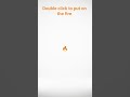 double click to put for out #click #random #randoms