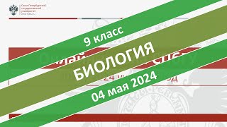 Онлайн-школа СПбГУ 2023/2024. 9 класс. Биология. 04.05.2024