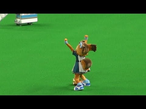 20190331 オリックスの1-9で吉田正尚のダンベル応援をするポリー