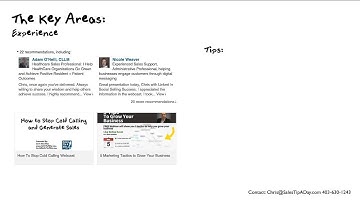 Amplify Your LinkedIn Profile  Tip 14 Your Work Experience