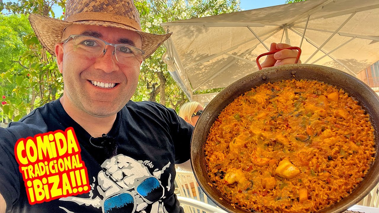 El MEJOR RESTAURANTE de COCINA TRADICIONAL de IBIZA... MUCHA COMIDA!!!