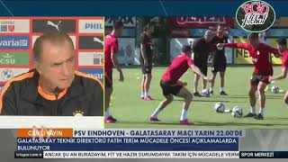 PSV Maçı Öncesi Basın Toplantısı-Fatih Terim,Kerem Aktürkoğlu