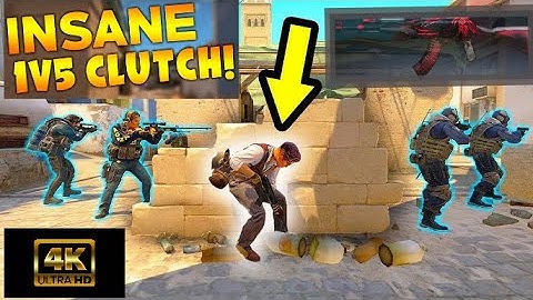 Counter Strike 2 ACE Clutch is CRAZY! 1v5 ace clutch vertigo cs2