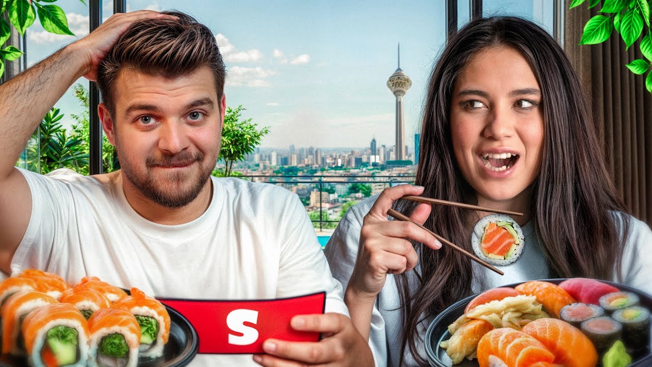 سوال و سوشی با بنیامین 🍣😂