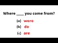 English Grammar Quiz | Test Your English Grammar