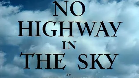 No Highway In The Sky 1951, Colorized, James Stewa...