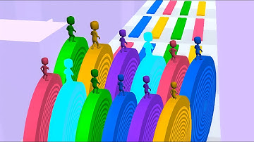 Layers Roll Android iOS Casual Games All Levels Gameplay #15 - Best Hyper Casual Games 2021