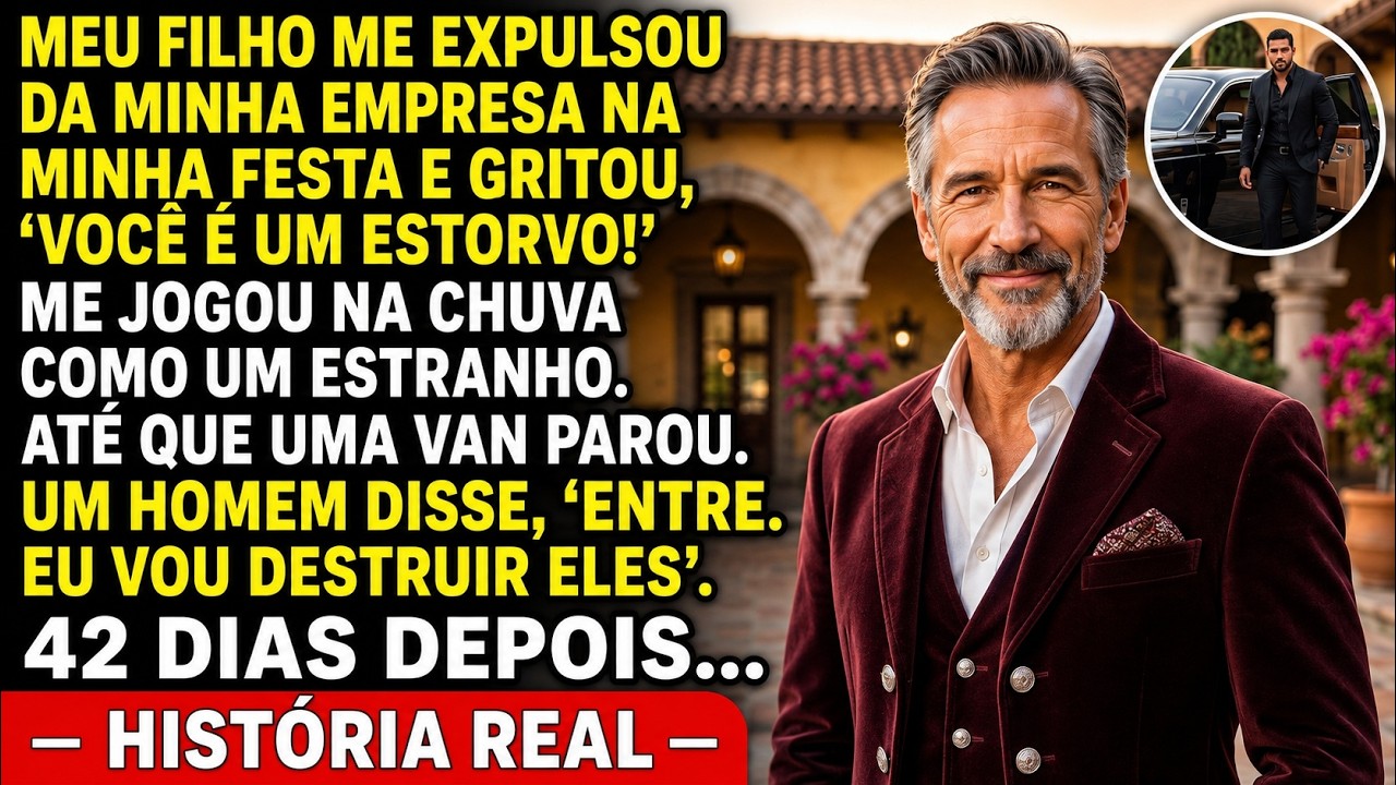 Aos 63 anos, fui convidado para minha própria festa de aposentadoria e expulso de lá como lixo, aplaudido pelos funcionários enquanto seguranças me conduziam para fora. Minha nora e meu filho...