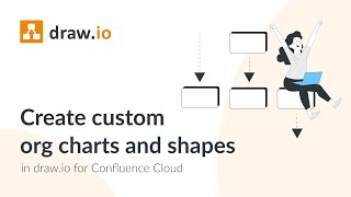 Create custom org charts and shapes in draw.io for Confluence Cloud