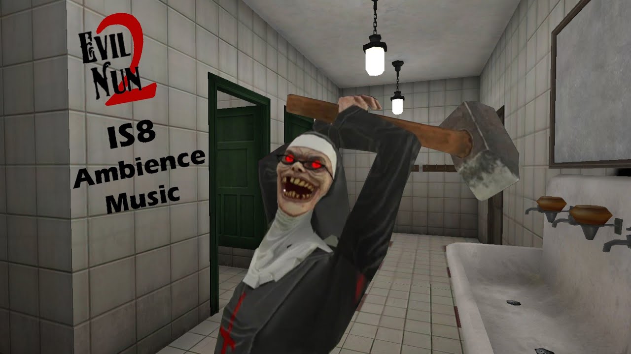EVIL NUN 2 With Ice Scream 8 Ambience Music Full Gameplay🐔🔨🍦