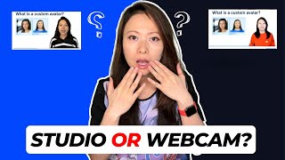 Your OWN AI Avatar with Synthesia: Webcam vs Studio Avatars?