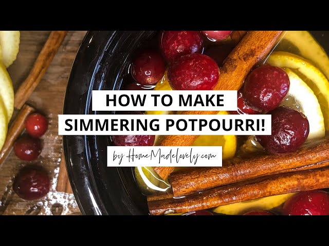 How to Make Simmer Pots (Stovetop Potpourri) - Perry's Plate