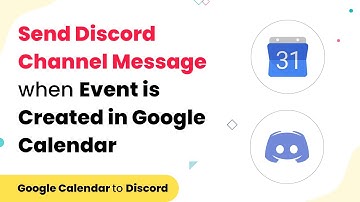 Send Discord Channel Message when Event is Created in Google Calendar  (हिन्दी)
