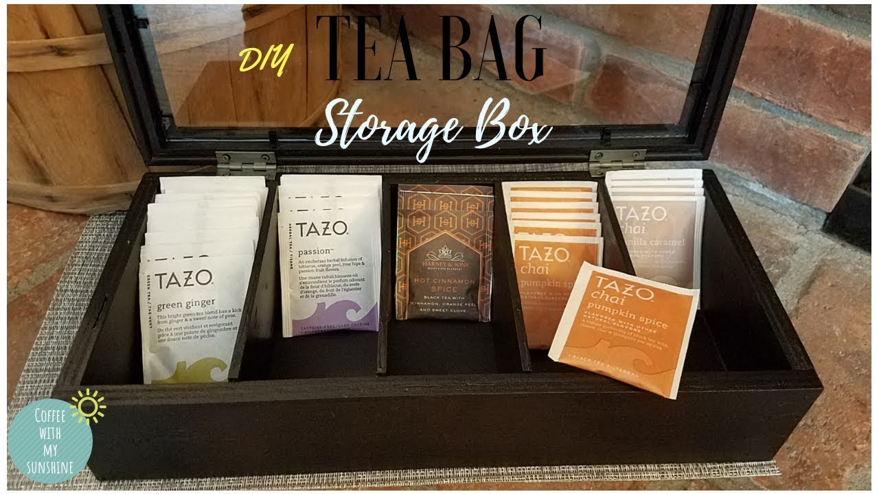 Tea Bag Storage Box Diy Wood Tea Box Organizing Tea Diy Make It Yo Tea Bag Storage Wood Tea Box Tea Storage [ 720 x 1280 Pixel ]