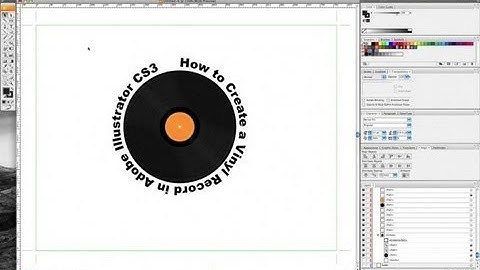 How to Create a Vinyl Record in Adobe Illustrator