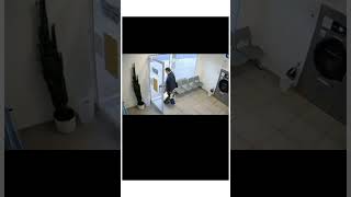 Washing Machine explode when spinning at The Laundry Shop😱#short