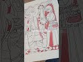 ram sita madhubani painting #madhubani #ramsiyaram #sitaram #painting