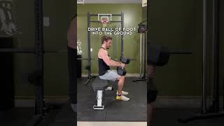 Dumbbell Seated Calf Raise