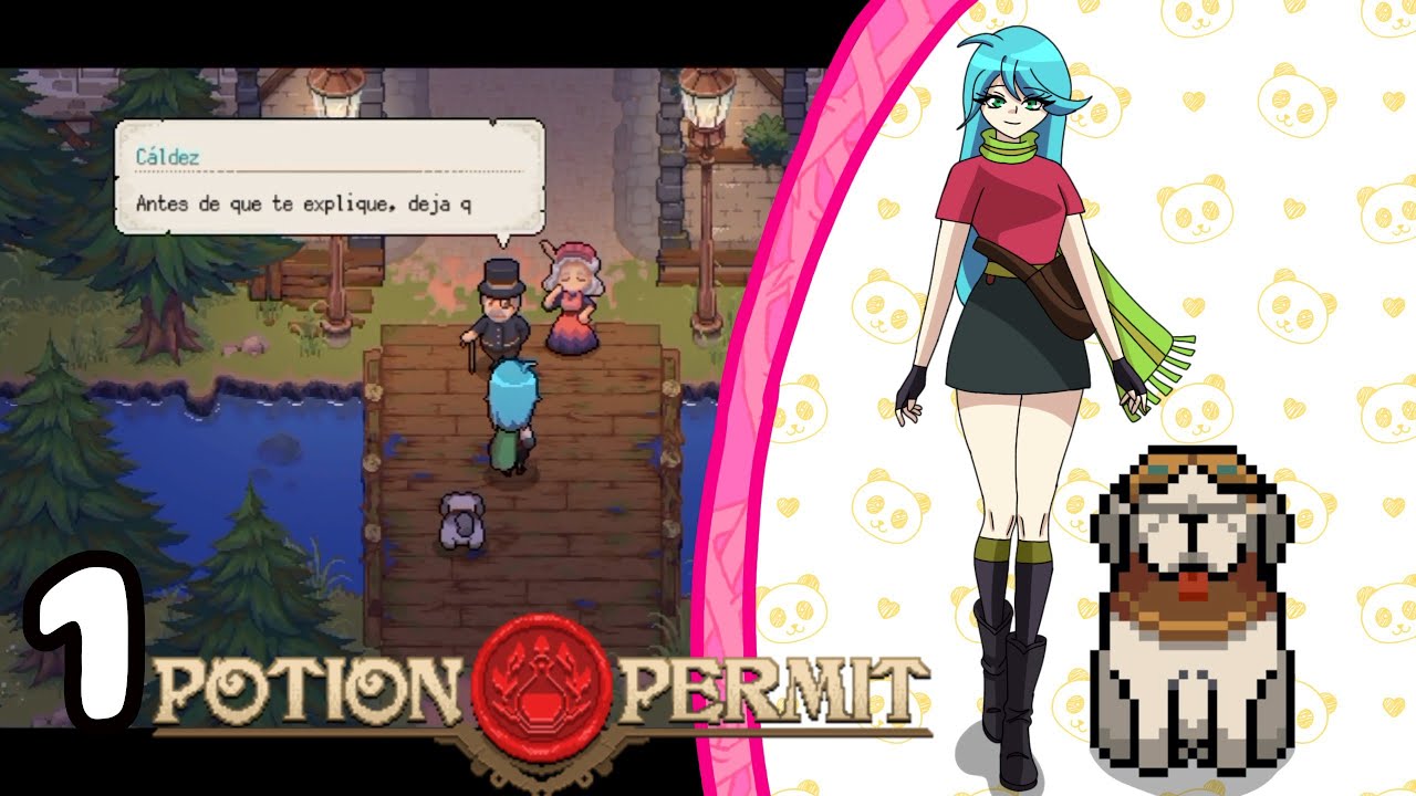 Potion permit Gameplay español #1: El pueblo de Moonbury y curó a la hija del alcalde