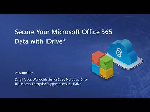 IDrive Microsoft Office 365 Backup Explained