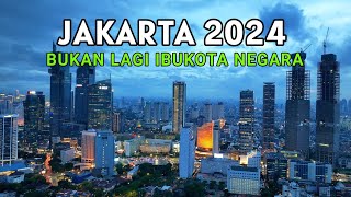 Bukan Lagi Ibukota Indonesia, Suasana Jakarta Sore Hari 2024 dari Udara dengan Drone