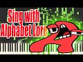 Alphabet lore song but its midi auditory illusion  the alphabet piano sound