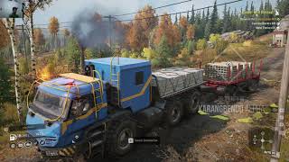 SNOWRUNNER Azov 42-20 Antartic Slow Biggest Truck