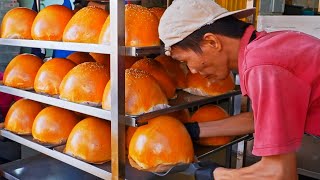 Giant Bread with Curry Chicken, A Timeless Recipe of Curry Chicken Bun / 好運麵包王！咖哩麵包雞, 巨大麵包製作