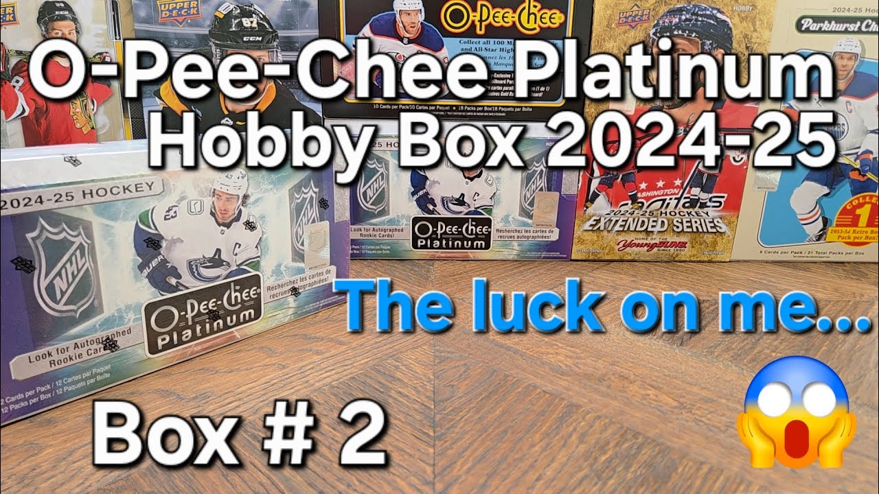 O-Pee-Chee Platinum 2024-25 Hockey Hobby Box 2