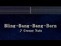 練習用カラオケ♬ Bling-Bang-Bang-Born - Creepy Nuts 【ガイドメロディ付】 インスト, BGM, 歌詞 マッシュル