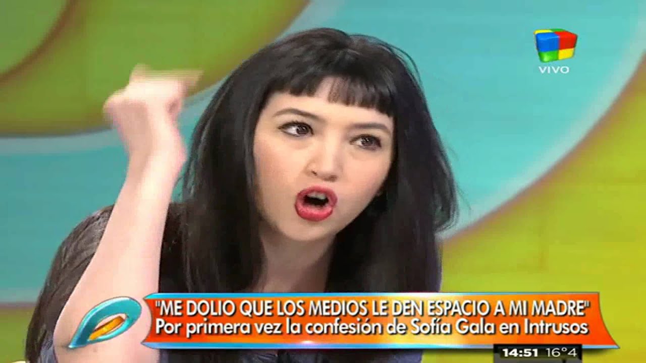 Sofia gala confesó que estuvo complicada por las drogas