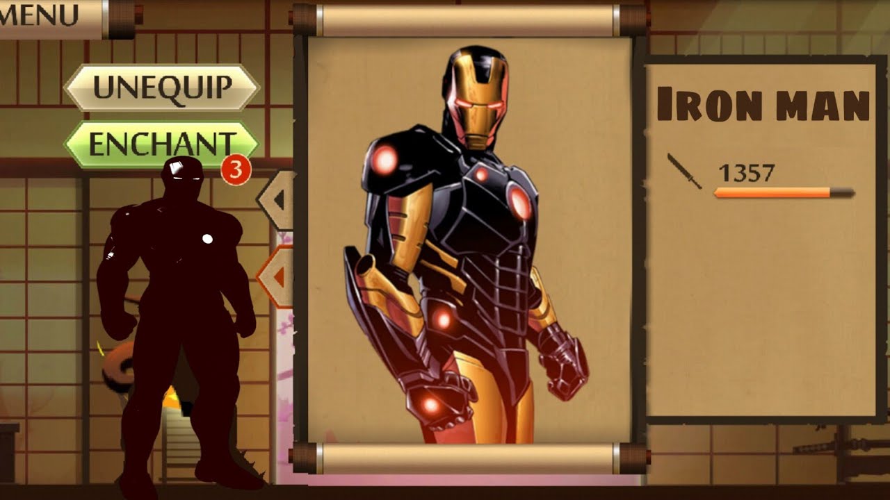 Shadow Fight 2 Iron Man - Best Marvel Hero