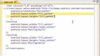 Android Application Development Tutorial   006   Introduction to Layouts in XML
