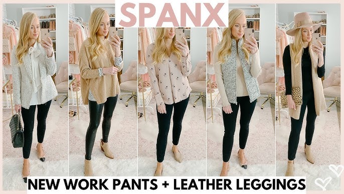 How to Wear Leggings Different Ways  SPANX Leggings Review + Try On Haul 