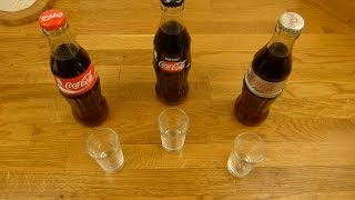 Coca Cola Classic vs Zero vs Light Details
