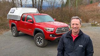 FULLY CUSTOM Toyota Tacoma CAMPER with FIREPLACE Is Perfect for the RETIRED Adventure Life
