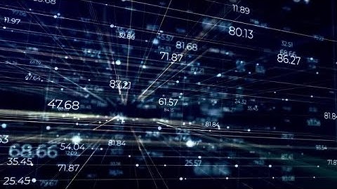 Abstract Field Random Numbers Stock Motion Graphics