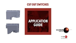 How to  install the Cut out Switch covers - Application Guide