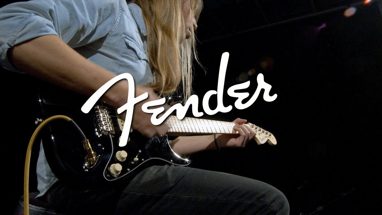 Fender American Performer Stratocaster HSS MN, Black | Gear4music