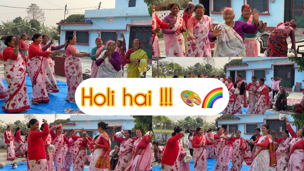 Holi hai 🎨🌈 #holi #celebration #dailyvlog 