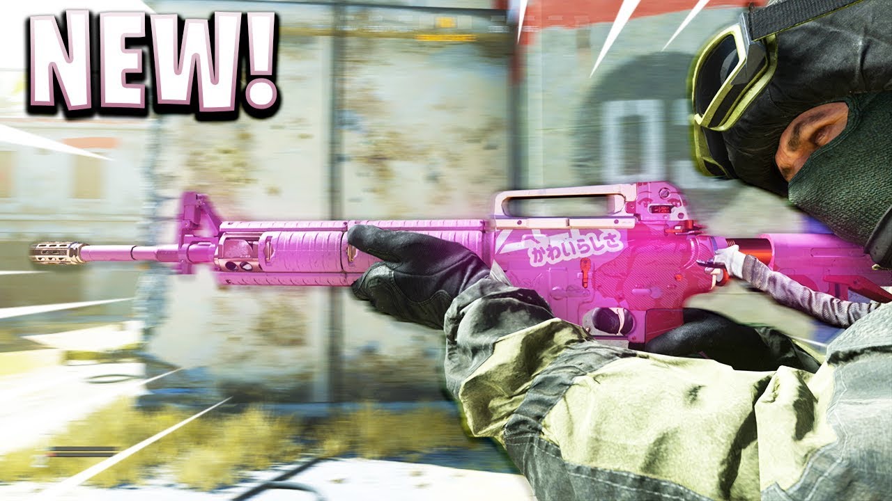 the NEW M4A1 "THE BREAKUP" in Modern Warfare.. (it shoots PINK LASERS!)