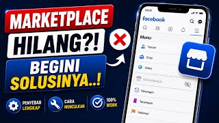 Marketplace Di Facebook Hilang?Begini cara munculinnya 100% Work