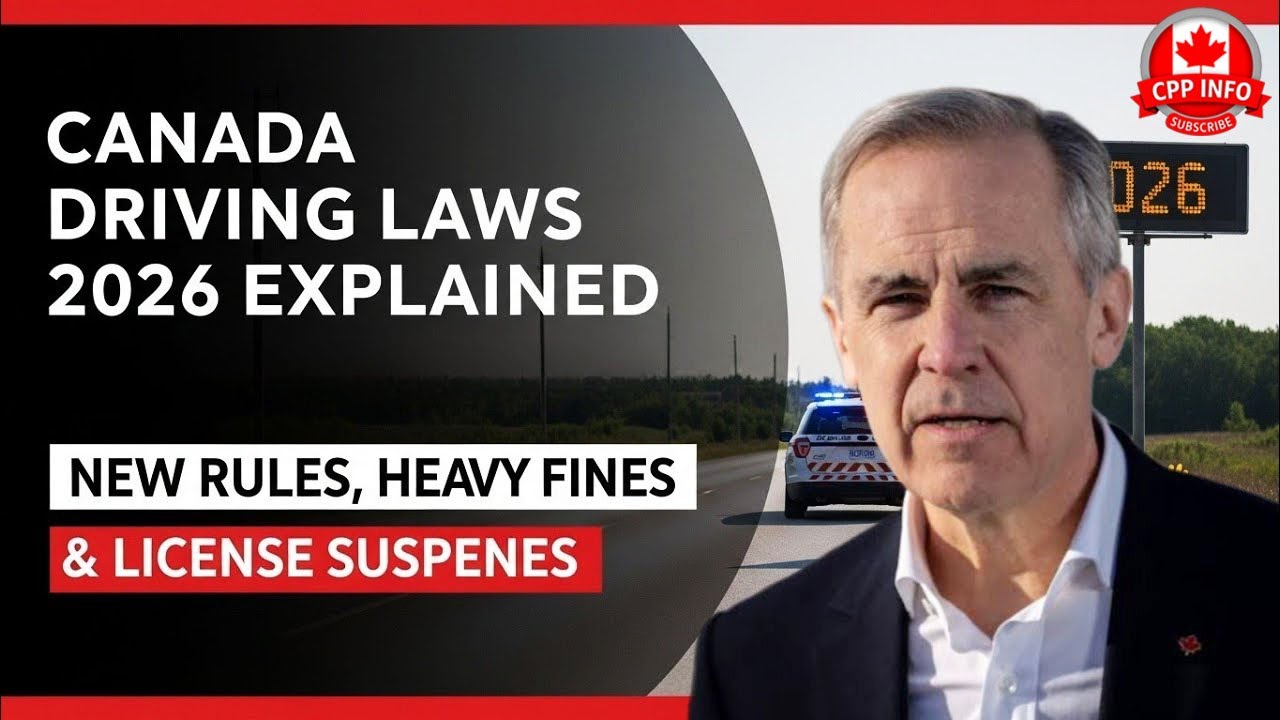 🚨 Canada Driving Law Changes 2026 | New Rules, Fines & License Suspension Explained 🚗📢