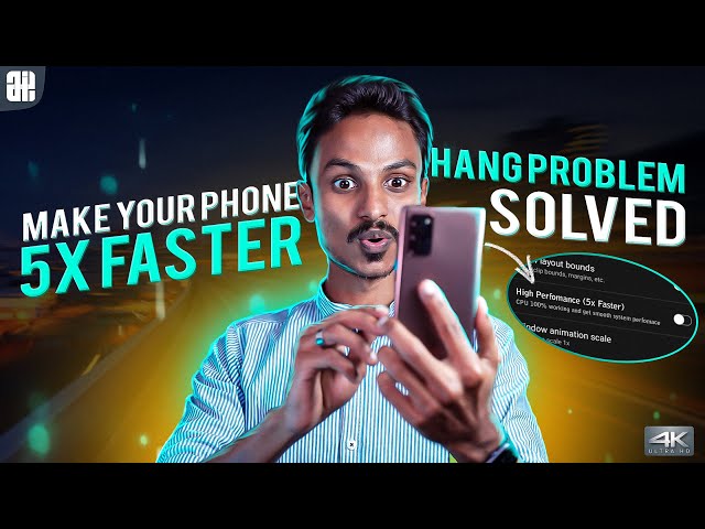 ഇനി Hang ഉണ്ടാവില്ല😎Increase Phone Speed 5x Faster🔥|How to Solve Mobile Hang Issue😲 class=