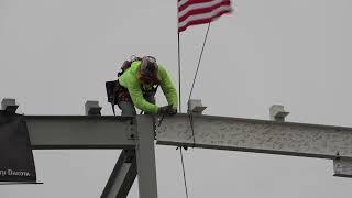 Rural Health Education Building - Beam-Raising Ceremony
