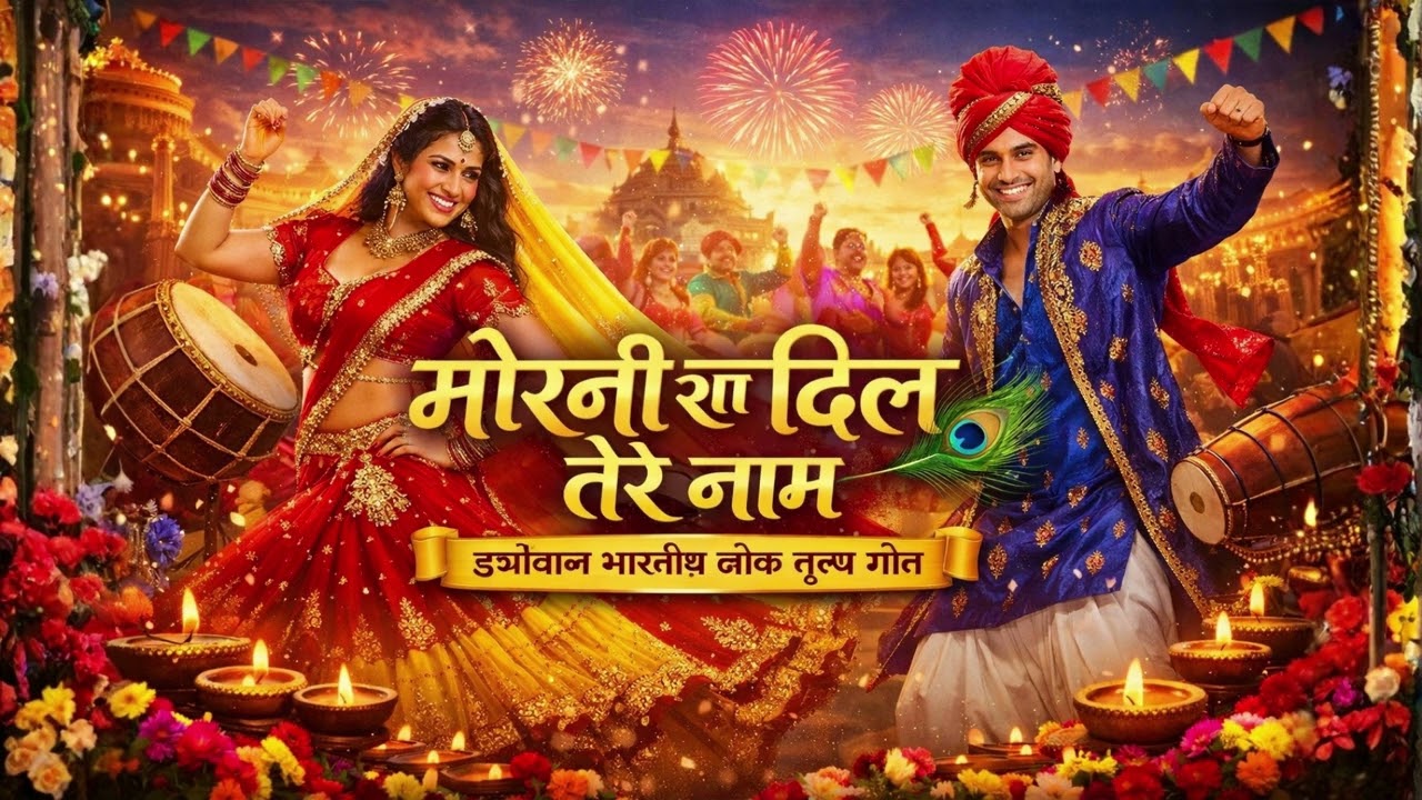 मोरनी सा दिल तेरे नाम | ऊर्जावान भारतीय लोक नृत्य गीत | नया हिंदी डांस सॉन्ग 2025
